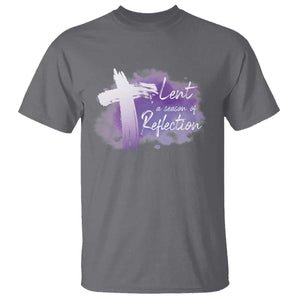 Ash Wednesday T Shirt Lent A Season Of Reflection Ashes Cross Christian Religious TS11 Charcoal Print Your Wear