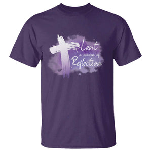 Ash Wednesday T Shirt Lent A Season Of Reflection Ashes Cross Christian Religious TS11 Purple Print Your Wear
