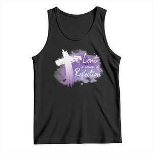 Ash Wednesday Tank Top Lent A Season Of Reflection Ashes Cross Christian Religious TS11 Black Print Your Wear