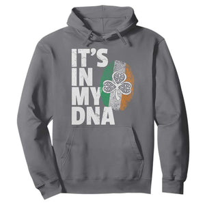 Funny Irish It's In My DNA Hoodie Ireland Fingerprint Flag TS11 Charcoal Print Your Wear