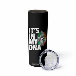 Funny Irish It's In My DNA Skinny Tumbler Ireland Fingerprint Flag TS11 Print Your Wear