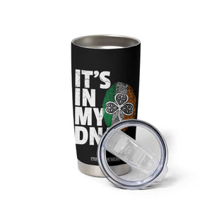 Funny Irish It's In My DNA Tumbler Cup Ireland Fingerprint Flag TS11 Print Your Wear