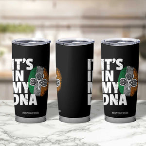 Funny Irish It's In My DNA Tumbler Cup Ireland Fingerprint Flag TS11 Print Your Wear