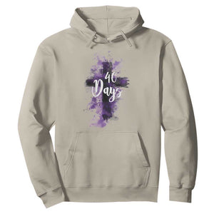 40 Days Christian Religious Hoodie Ash Wednesday Ashes Cross TS11 Sand Print Your Wear