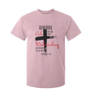 Ash Wednesday T Shirt For Kid Remember You are Dust And To Dust You Shall Return Genesis 3:19 TS11 Light Pink Print Your Wear