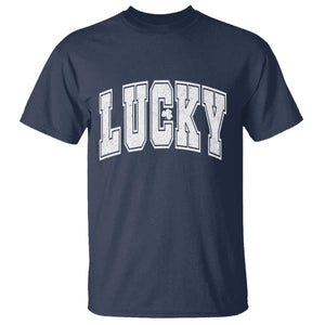 Vintage Lucky Shamrock Clover St Patricks Day T Shirt TS11 Navy Print Your Wear