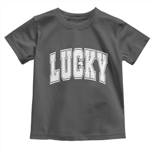 Vintage Lucky Shamrock Clover St Patricks Day Toddler T Shirt TS11 Dark Heather Print Your Wear