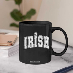 Funny Irish St Patricks Day Distressed Shamrock Ireland Pride Coffee Mug TS11 Print Your Wear