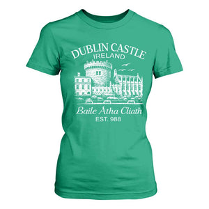 Dublin Castle Ireland T Shirt For Women Baile Atha Cliath Ireland Travel Souvenir TS11 Irish Green Print Your Wear