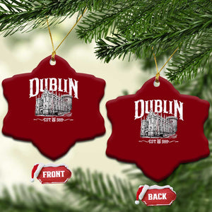 Dublin Castle Ireland Est 988 Travel Souvenir Ceramic Ornament TS11 Print Your Wear