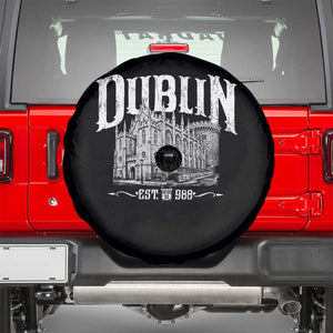 Dublin Castle Ireland Est 988 Travel Souvenir Spare Tire Cover TS11 Black Print Your Wear