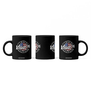 Funny 50th Birthday Coffee Mug Vintage 1976 Stamp 50 Years Old American Flag TS11 Print Your Wear