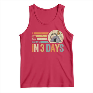 Easter A Lot Can Happen In 3 Days Religious Tank Top TS11 Red Print Your Wear