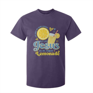 Life Gave Me Some Lemons But My Jesus He Be Makin Lemonade T Shirt For Kid TS11 Purple Print Your Wear