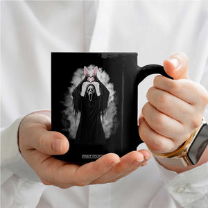 Funny Scary Bunny Face Ghost Heart Hand Sign Easter Day Coffee Mug TS11 Print Your Wear