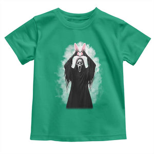 Funny Scary Bunny Face Ghost Heart Hand Sign Easter Day Toddler T Shirt TS11 Irish Green Print Your Wear