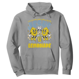 Life Gave Me Some Lemons But My Jesus He Be Makin Lemonade Hoodie Retro Lemon TS11 Sport Gray Print Your Wear