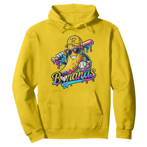Funny Banana Baseball Drip Hoodie Lets Go Bananas Ice Cream Dripping Sport TS11 Daisy Print Your Wear