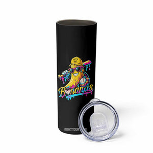 Funny Banana Baseball Drip Skinny Tumbler Lets Go Bananas Ice Cream Dripping Sport TS11 Print Your Wear
