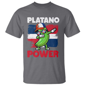 Platano Power T Shirt Funny Dominican Republic Flag Baseball TS11 Charcoal Print Your Wear