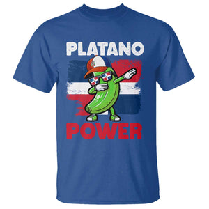 Platano Power T Shirt Funny Dominican Republic Flag Baseball TS11 Royal Blue Print Your Wear