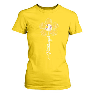 Pittsburgh Sport Retro Baseball Flower T Shirt For Women Funny Game Day TS11 Daisy Print Your Wear