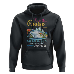 Family Cruise Hoodie Making Memories 2024 Summer Vacation Party Family Matching TS11 Black Print Your Wear