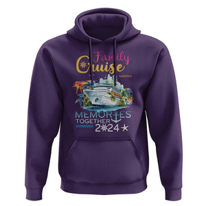 Family Cruise Hoodie Making Memories 2024 Summer Vacation Party Family Matching TS11 Purple Print Your Wear