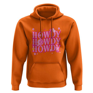 Funny Cowboy Hoodie Howdy Western Country Pink Retro Disco Ball TS11 Orange Print Your Wear