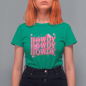 Funny Cowboy T Shirt For Women Howdy Western Country Pink Retro Disco Ball TS11 Irish Green Print Your Wear