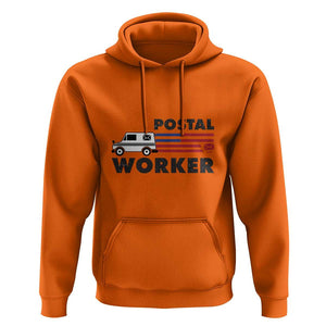 Postal Worker Hoodie USA Flag Patriotic Mailman Mail Lady TS11 Orange Print Your Wear