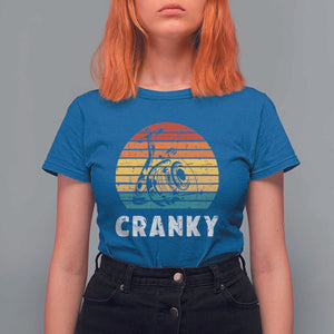 Fishing Lover T Shirt For Women Cranky Vintage Retro Crankbait Fishermen TS11 Royal Blue Print Your Wear