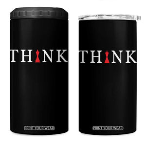 Chess Player 4 in 1 Can Cooler Tumbler Think Vintage Master Player