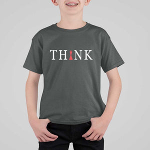Chess Player T Shirt For Kid Think Vintage Master Player TS11 Dark Heather Print Your Wear