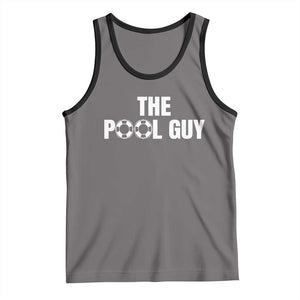 Funny Swimming Lover Tank Top The Pool Guy Expert TS11 Deep Heather Black Print Your Wear