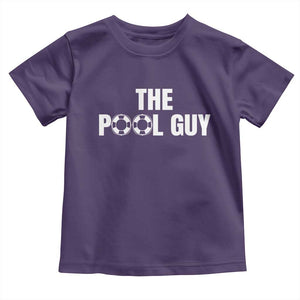 Funny Swimming Lover Toddler T Shirt The Pool Guy Expert TS11 Purple Print Your Wear