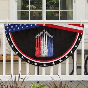 Funny Fighter Jet Airplane American Flag 4th Of July Patriotic Fan Flag