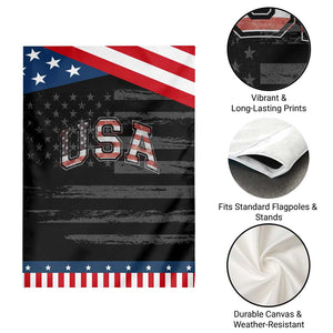 Funny USA Patriotic 4th of July American Flag Garden Flag TS11 Print Your Wear
