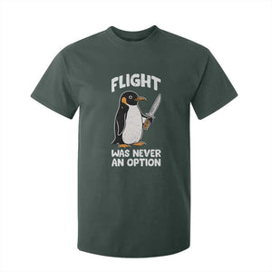 Penguin Flight Was Never An Option T Shirt For Kid Funny Dark Humor