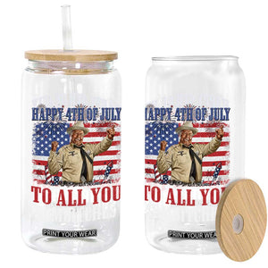 Happy 4th of July To All You Sumbitches Glass Can Funny Smokey Patriotic American 70s Movie The Bandit TS11 Print Your Wear