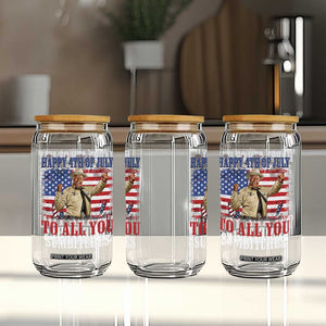 Happy 4th of July To All You Sumbitches Glass Can Funny Smokey Patriotic American 70s Movie The Bandit TS11 Print Your Wear