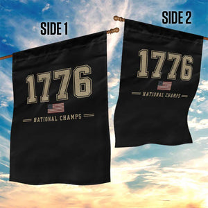 1776 National Champs 250th Anniversary USA 4th of July Garden Flag