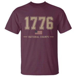 1776 National Champs 250th Anniversary USA 4th of July T Shirt