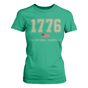 1776 National Champs 250th Anniversary USA 4th of July T Shirt For Women