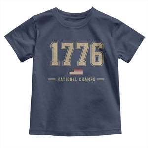 1776 National Champs 250th Anniversary USA 4th of July Toddler T Shirt