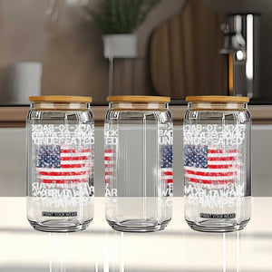 Back To Back Undefeated World War Champs 4th Of July Glass Can 1918 1945 US History