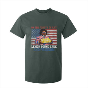 Lemon Pound Cake And Freedom T Shirt For Kid 4th of July Hip Hop Edgy Humor Rap Fan
