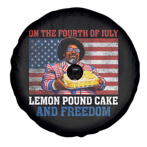 Lemon Pound Cake And Freedom Spare Tire Cover 4th of July Hip Hop Edgy Humor Rap Fan