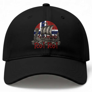 Ro Ro Norway Baseball Cap Norwegian Viking Row Longship Norge Football Fan TS11 Print Your Wear
