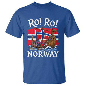 Ro Ro Norway Viking Row T Shirt Norwegian Flag Longship for Norge Football Fan TS11 Royal Blue Print Your Wear